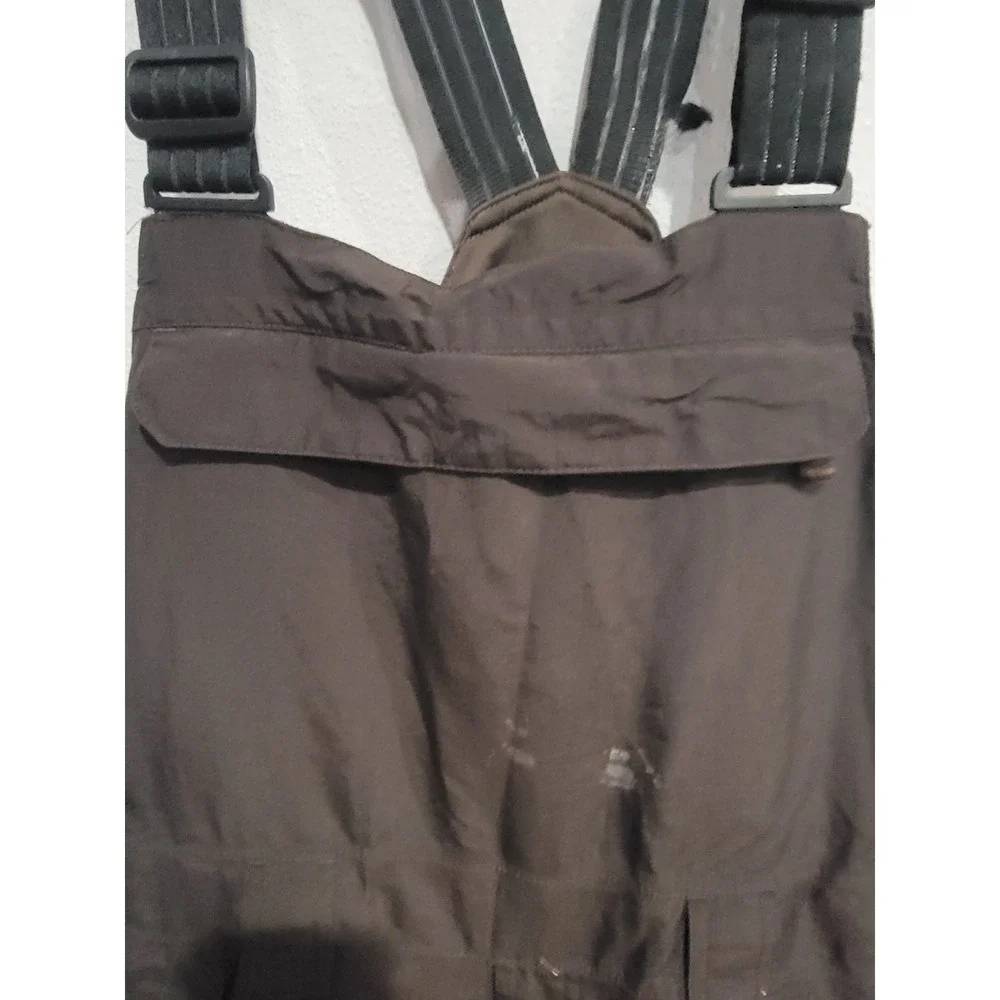 The North Face‎ HyVent Extreme Ski Pants Overalls Bib Brown Size Medium READ